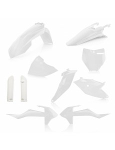 KIT PLÁSTICOS COMPLETO ACERBIS KTM SX 85 2018 BRANCO